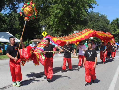 Chinese Cultural Garden in Parade of Flags at One World Day